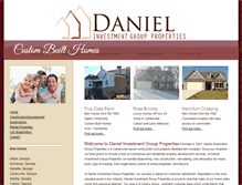 Tablet Screenshot of danielinvestmentgroup.com